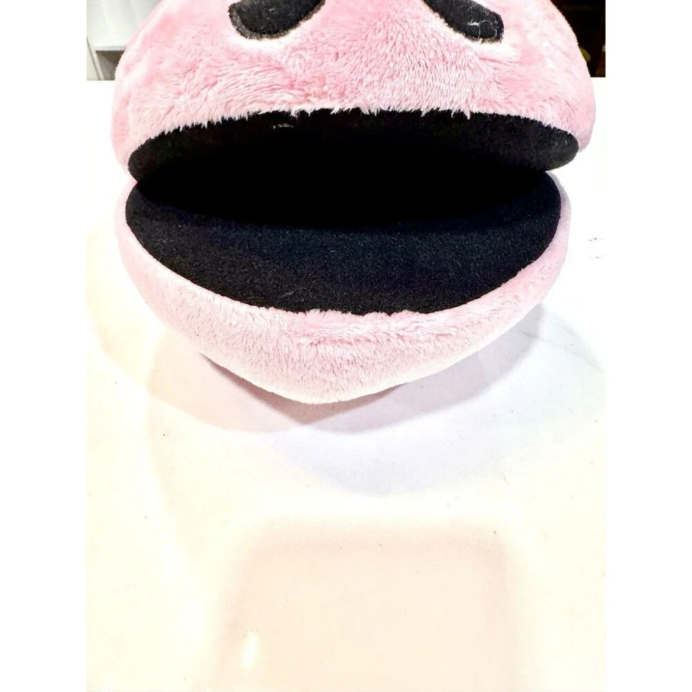Pac-Man Pink Plush‎ Stuffed Toy 8” Round Arcade Character